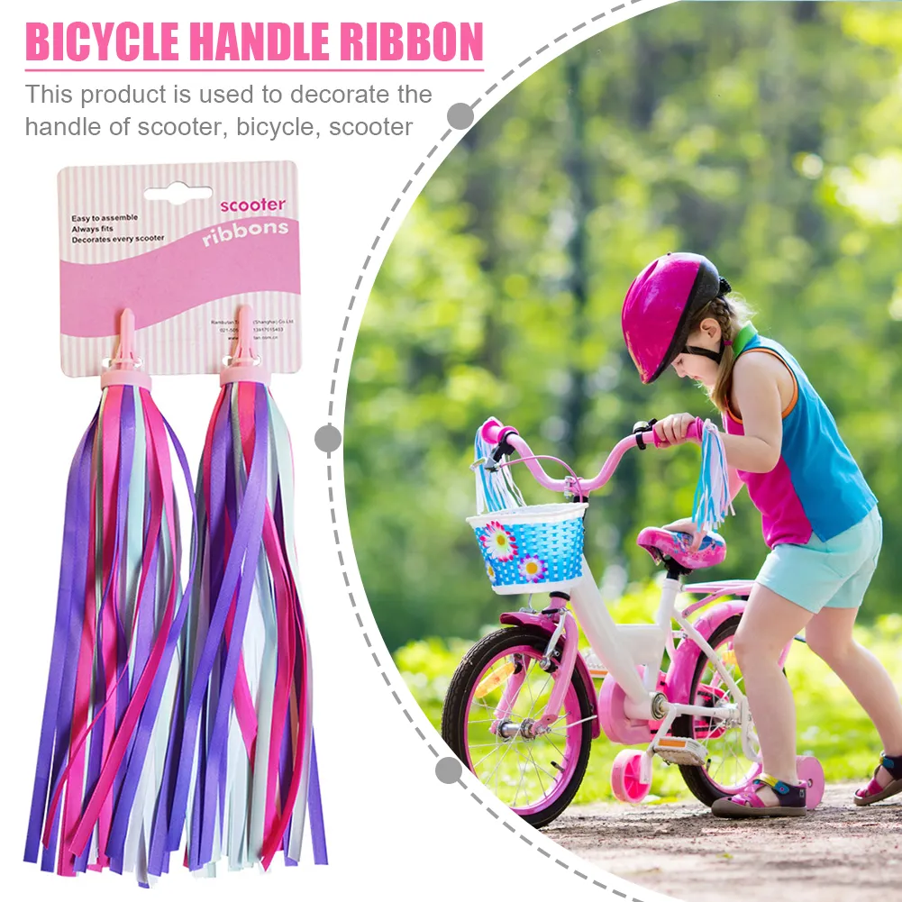 Bicycle Handlebar Tassels 2 Pack Colorful Streamers Ribbons For Kids Scooters Bikes Cycling Decor From Ddmymay 16.09 DHgate.Com