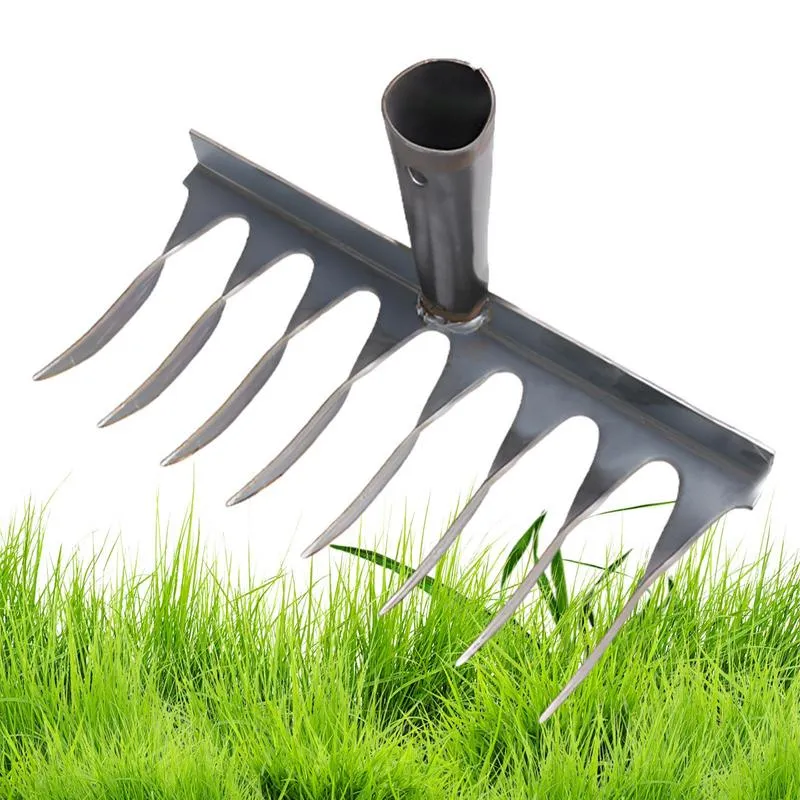 DHgate.com:Steel Garden Rake for Lawn Care | Multipurpose Puller Tool ...