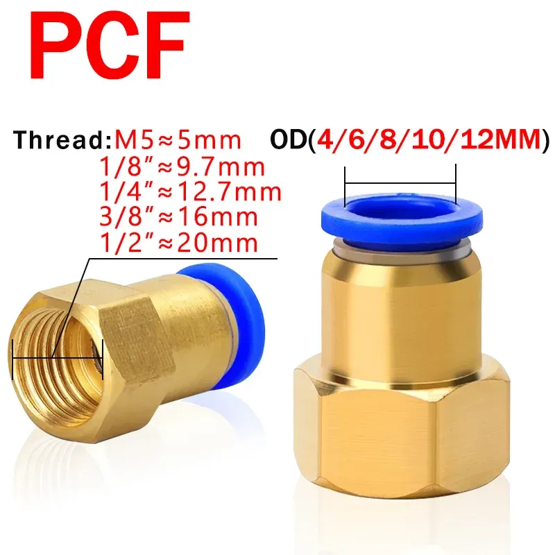 Air Hose Fittings 13-Piece Push To Connect Fittings Kit - 6mm OD Tube X 1/4" NPT Male, For Air Lines, Pneumatic Tools Plastic Balls