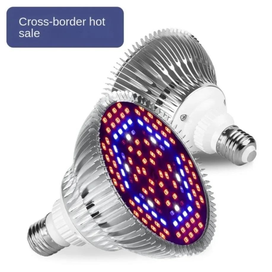 LED Grow Bulbs E27 E14 Full Spectrum Plant Light 220V Hydroponic Indoor ...