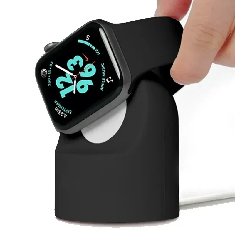 Apple Watch Charger Stand Durable Silicone Nightstand Mode For 2024 Series 8 Ultra SE 7 6 5 4 3 2 49mm 45mm 44mm 42mm 41mm 40mm 38mm Protective Stable Charging From Homepro3 6.9 DHgate.Com