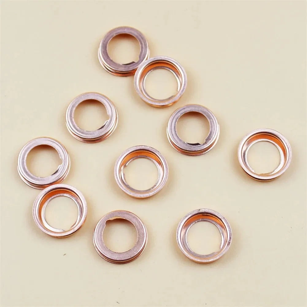 RPM Copper Transmission Drain Plug Crush Washer – 10 Pack For Nissan Infiniti (DWP21CU)