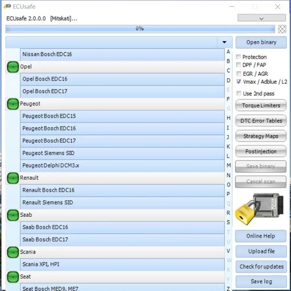 2024 Newest Selling ECUSafe 2.0 ECU ECM 2.0 Diagnostic Tool Software For Car and Trucks for ecu programming ECUSafe 2.0 software