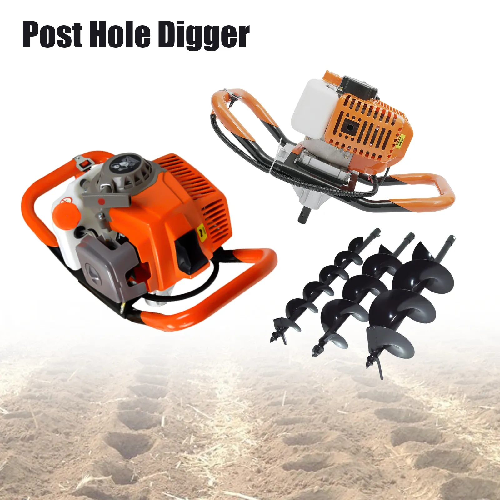 71CC/52CC 2 Stroke Post Hole Digger Digging Machine... From Homepro17 ...