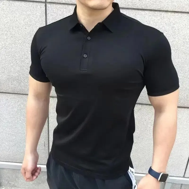 Muscle fit polos on sale