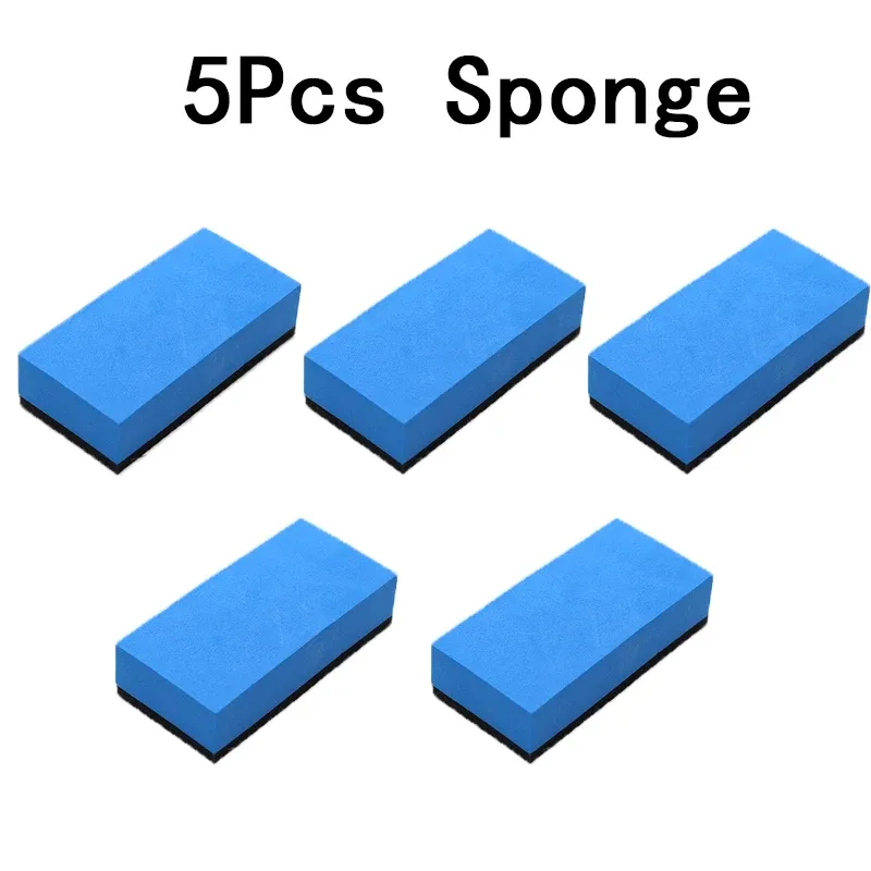 Car Ceramic Coating Applicator Sponges Blue Nano Wax Square Pads With ...