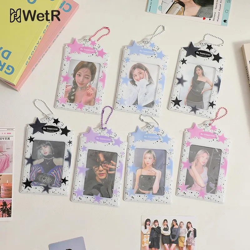 Photocard holder keychain with plastic sleeve and metal ring for Kpop photo  cards from Dhgate Other Desk Accessories - price 27.52
