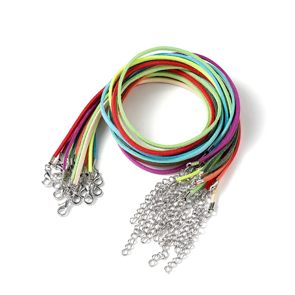 thumbnail image 2 of 18" Silver Wax DIY Cord Necklace With Lobster Clasp – 1mm, Made In USA 2 of 6