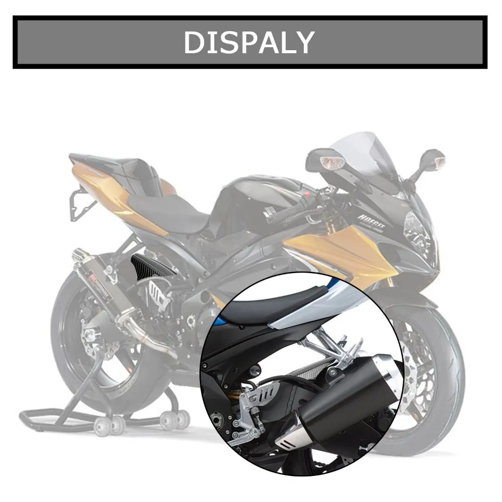 thumbnail image 2 of RAGBUSCLE Motorcycle Rear Fender Rear Mudguard Guard Wheel Cover Black, 2005-2008 Compatible With Suzuki GSX 2 of 9