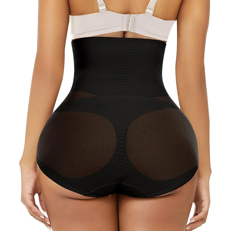 Werena Mutandine Modellanti A Vita Alta Con Controllo Pancia - Shapewear Senza Cuciture Con Stecche In Acciaio - Biancheria Intima Dimagrante Donna (Nylon) - 3