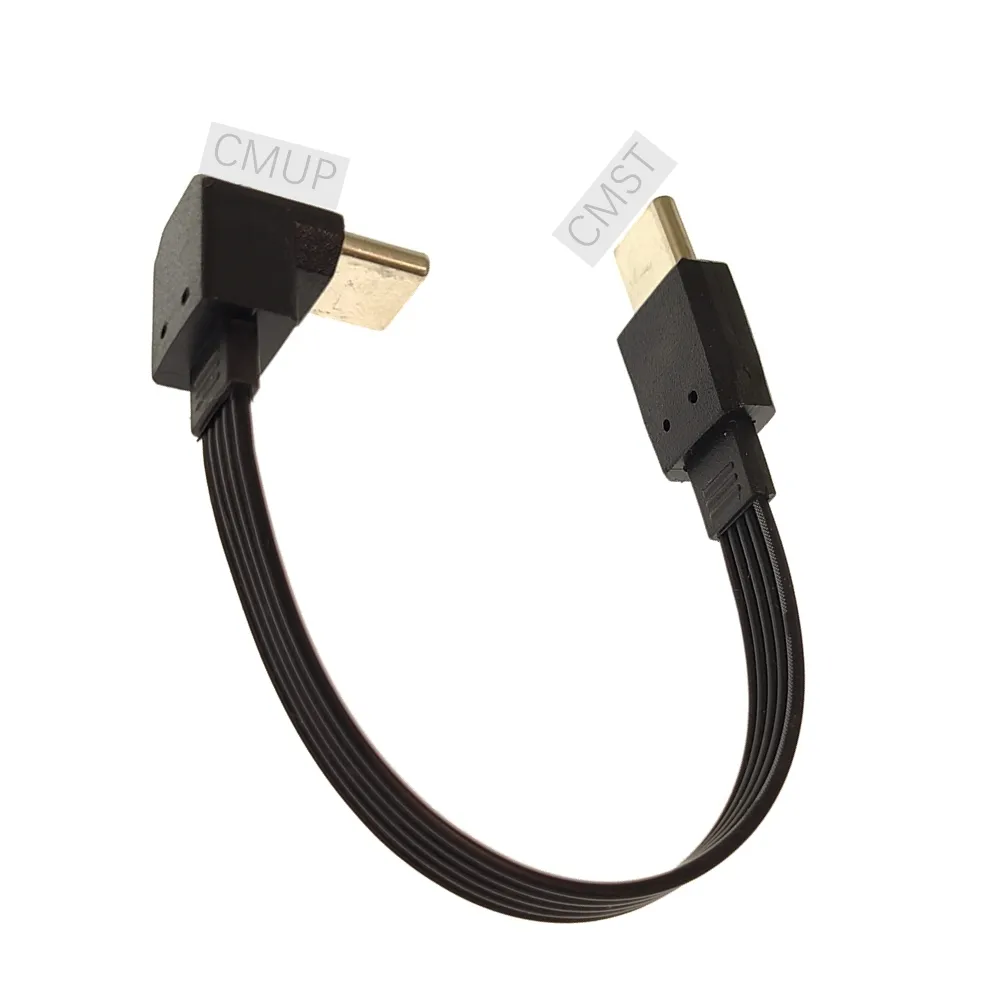 90 gradi USB Tipo C Cavo di ricarica rapida angolo retto USB 90 gradi USB Tipo C Cavo di ricarica rapida angolo retto USB