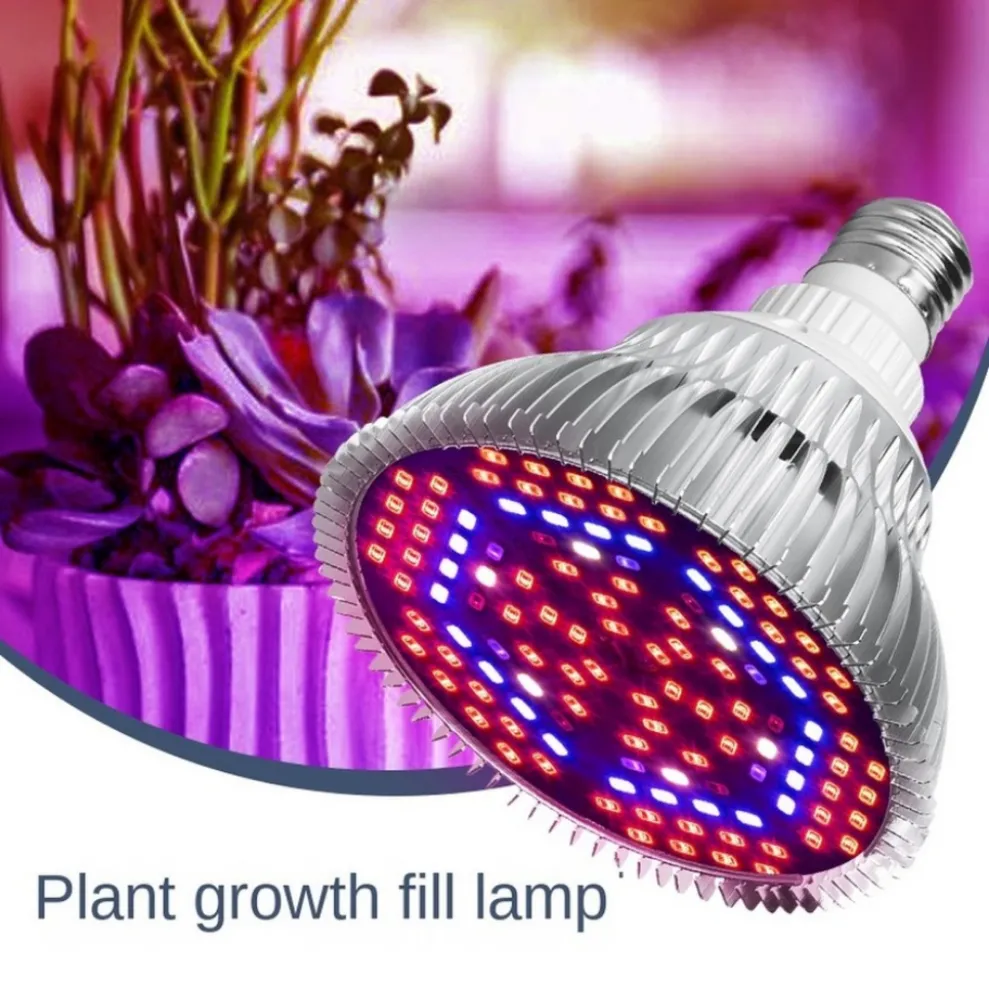 DHgate E27 Plant Grow Light Bulb Full Spectrum LED Grow Lamp for Greenhouse Hydroponic Plants Seedlings Lights Lighting