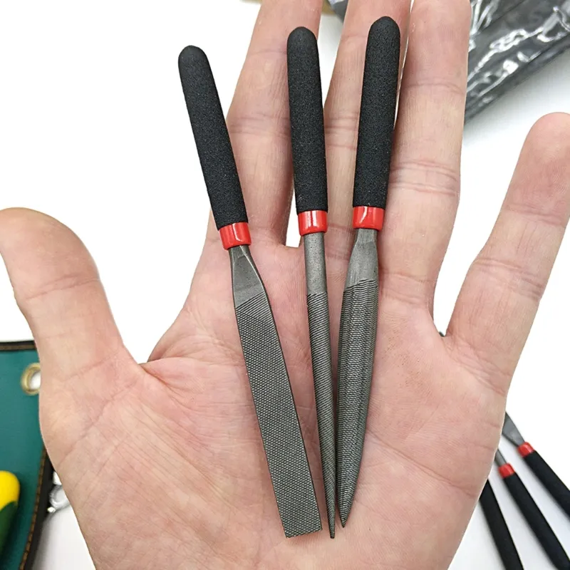 Metal Finger Nail File, Jewelry Polishing Tools, Steel File Set For ...