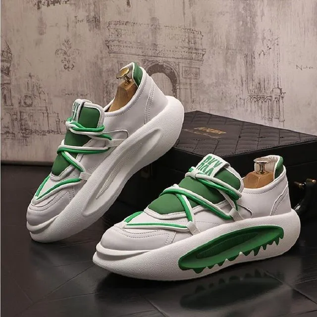 Thick soled walking shoes store