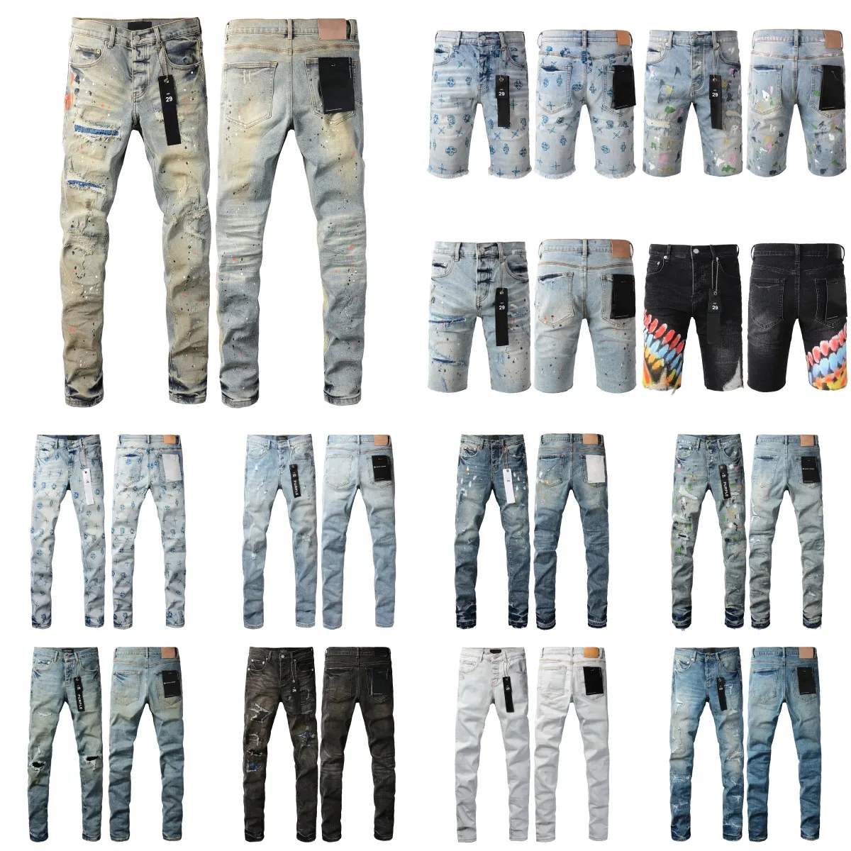 Straight Leg Blue Denim Pants, Ksubi Style Modern Fit | DHgate