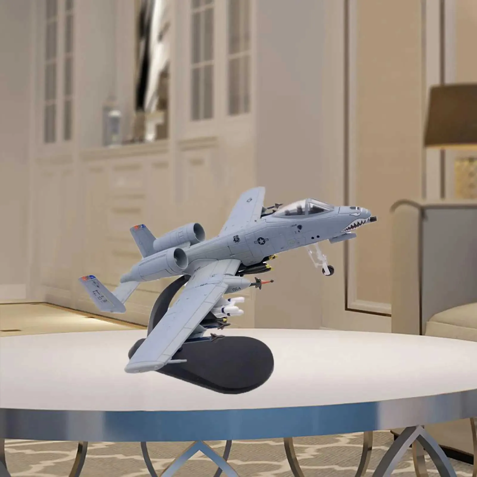 10 Warthog Scale Rc Airplanes 1:100 Scale Metal Die-Cast A10 Warthog  Aircraft Model For Home Decor And Collection