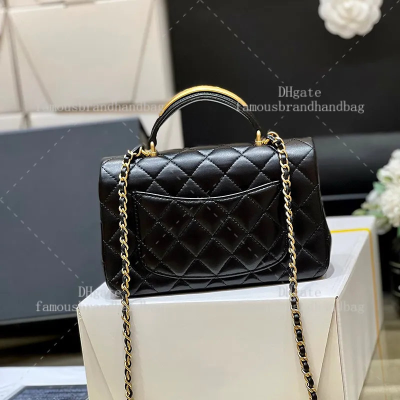 Mini Classic Handbag Mirror Quality Shoulder Bag Designer Woman Lambskin Crossbody Designer Bags Luxury Chain Flap Bag With Box 24C06F From 349 82 DHgate