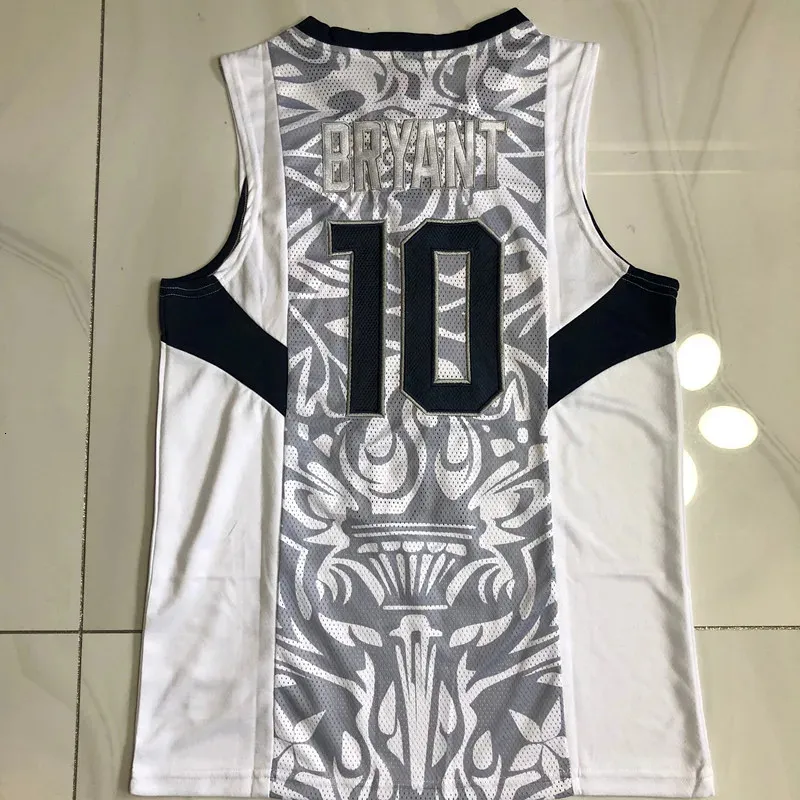 Dream Team 8 #10 Bryant Stitched Basketball Jersey | Navy/White