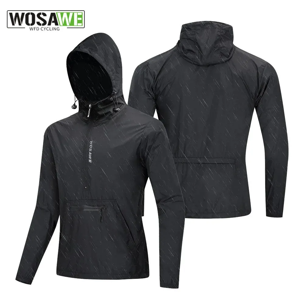 Wosawe Mens Cycling Jacket Jacken Breader Bike Bike Wind Cutter Viter Rain Rapper 240522 3 350 DHgate