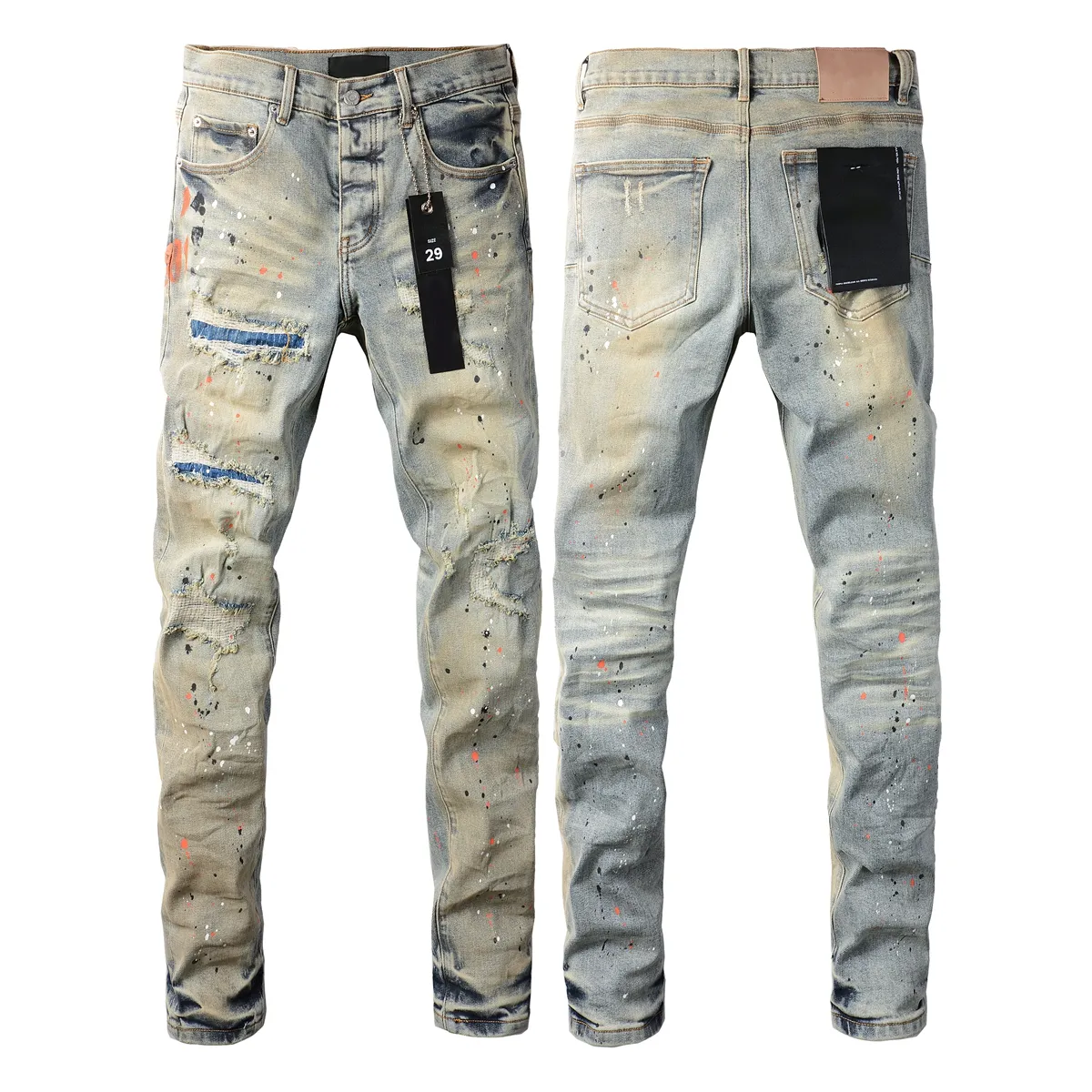 Straight Leg Blue Denim Pants, Ksubi Style Modern Fit | DHgate