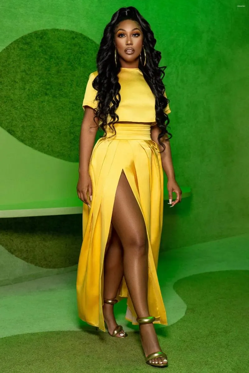 Split skirt party dress on sale