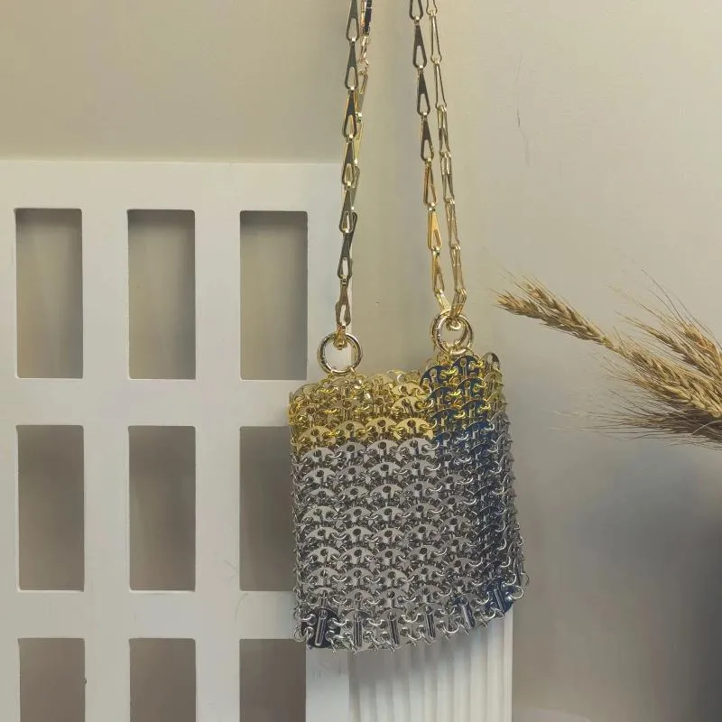 Drawstring clutch bag top