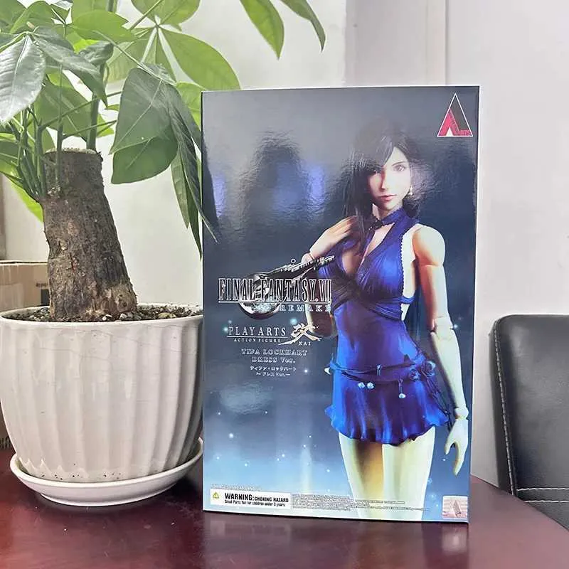 Final Play Arts Fantasy 7 VII Sephiroth Cloud Strife Tifa Lockhart Action Figure Remake Toys 25cm D I.1283986373