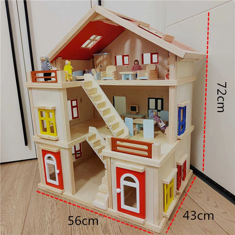 Solid wood dollhouse shop