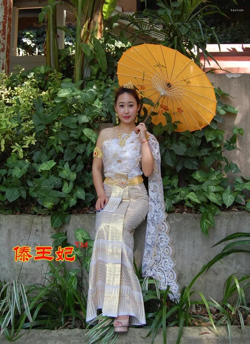 white christmas dresses Thai Cotton 3/4 Sleeve Dress White White / Small/Medium main image 1