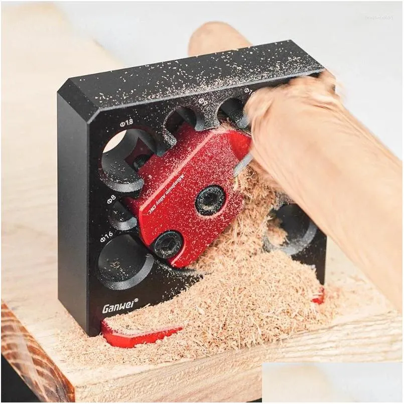 DHgate Adjustable 8 20mm Dowel Maker Jig Carbide Tipped Woodworking Drill Bit Set Automobiles Motorcycles