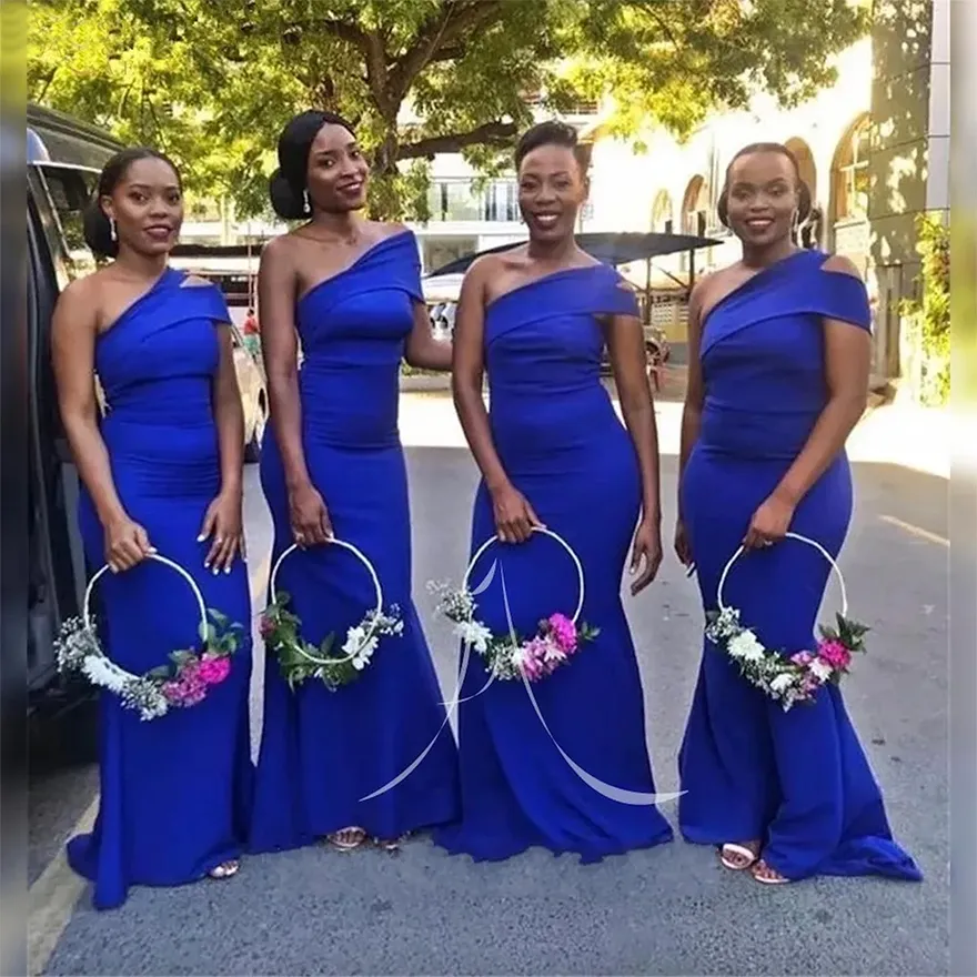 Cobalt blue bridesmaid dresses shop