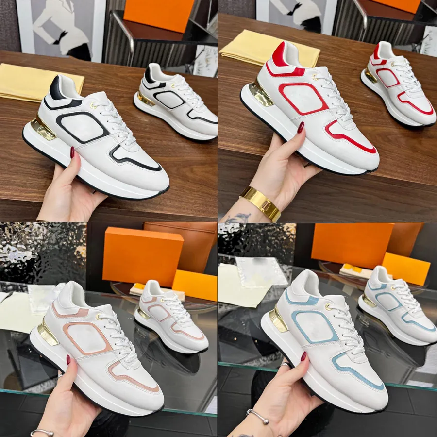 Calfskin Designer Damier Pattern Women's Sneakers, Black and White