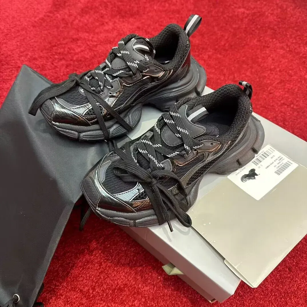 Luxury 3XL Track Sneakers Shoes Men Women Retro Trainers Casual Black ...