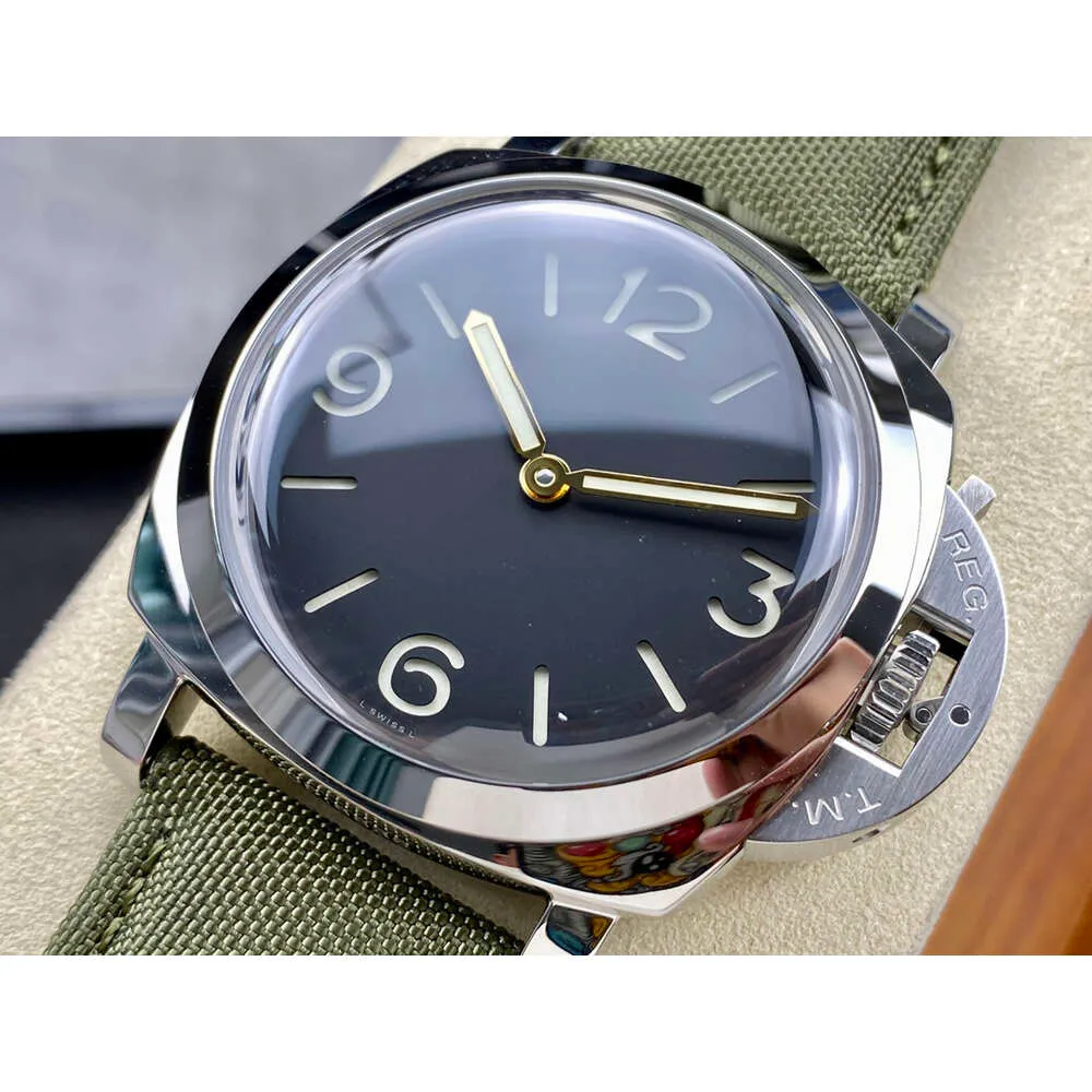 Men s Pam606 Diving Watch Stainless Steel Case Designer Polished 1080 Mechanical Movement Luminous Dial 47mm