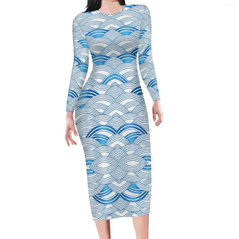 Ocean Waves Bodycon Dress Ladies Abstract Print Vintage Holiday Long Sleeve Street Fashion Printed Casual Dress Bodycon Ladies Abstract Print Long Sleeve Dress Vintage  Holiday Street Fashion, Plus Sizes Available From Julia_dress, $35.37 In  Bulk | DHgate.Com