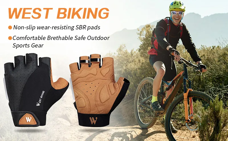 Gants de cyclisme pour hommes et femmes - M-13*9cm - gants de fitness - gants de