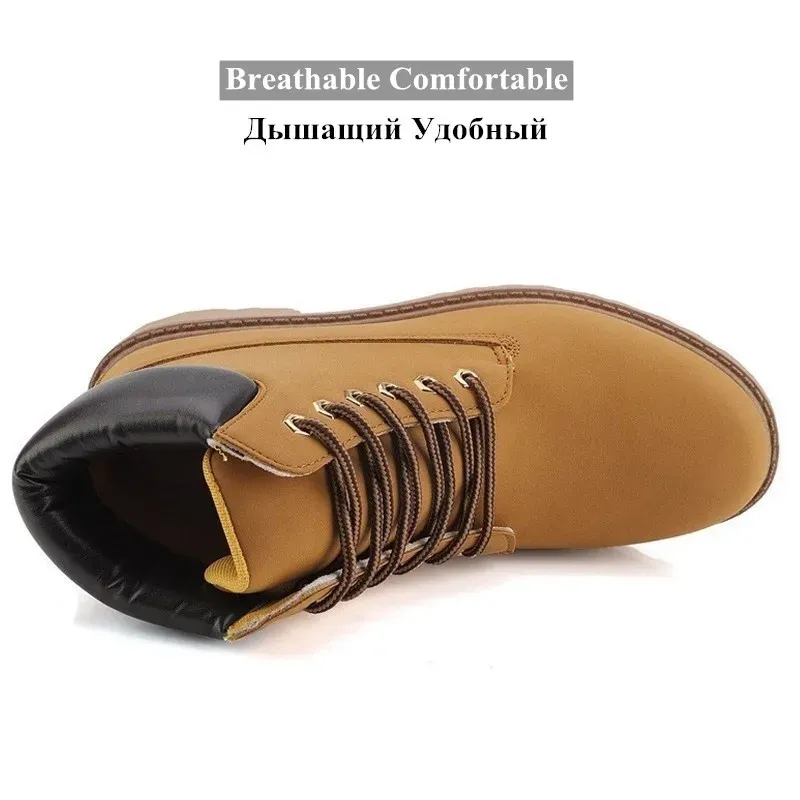 Waterproof Unisex Ankle Work Mens Dress Boots With Warm Fur Lining Winter Footwear For Couples From Factory Ddmycrazy Bulk 60.4 DHgate.Com
