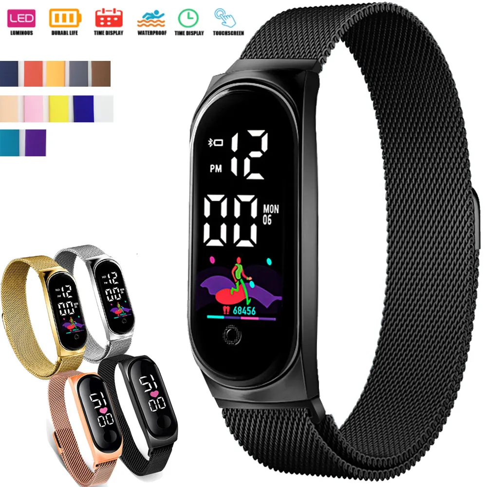 Bracelet digital wrist watch sale