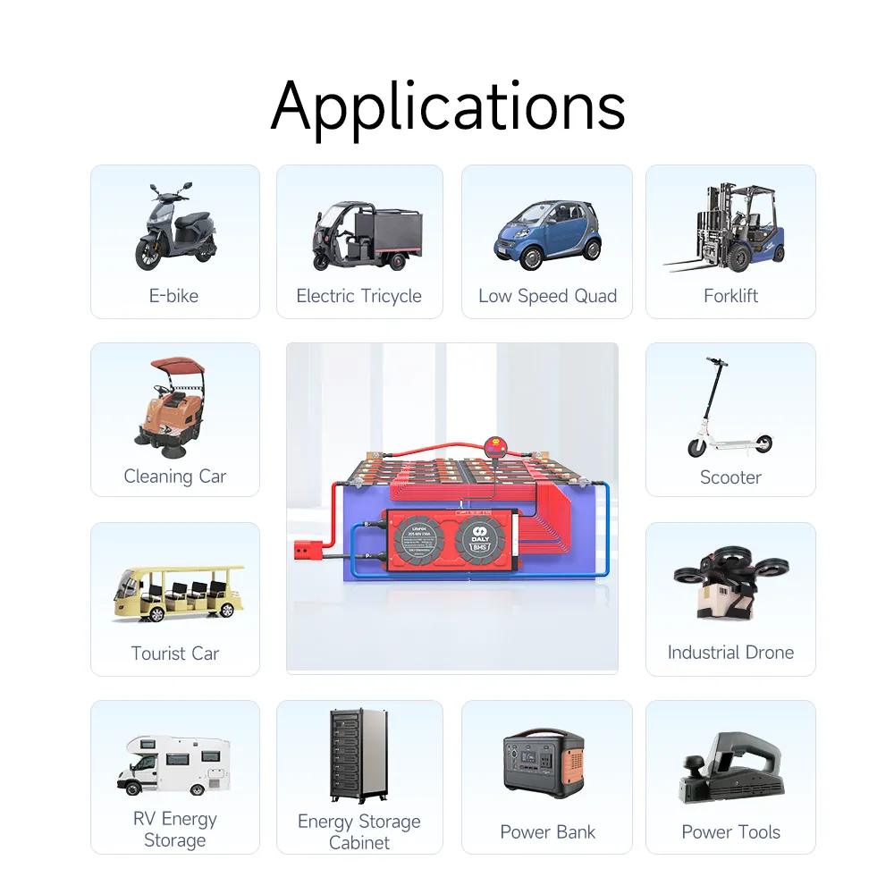 Daly Smart LifePO4 BMS solar and battery system - 4S to 24S, RS485 ...