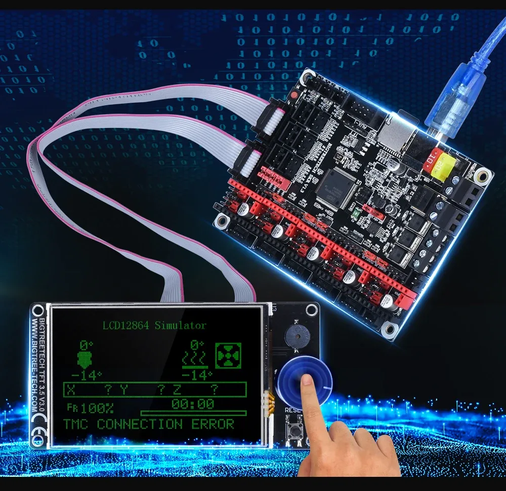 Écran Tactile TFT 4.3\"/5\"/7\" V3.0 Pour Imprimante 3D – Wi-Fi, Compatible BIGTREETECH SKR, Ender 3, MINI E3 - 2