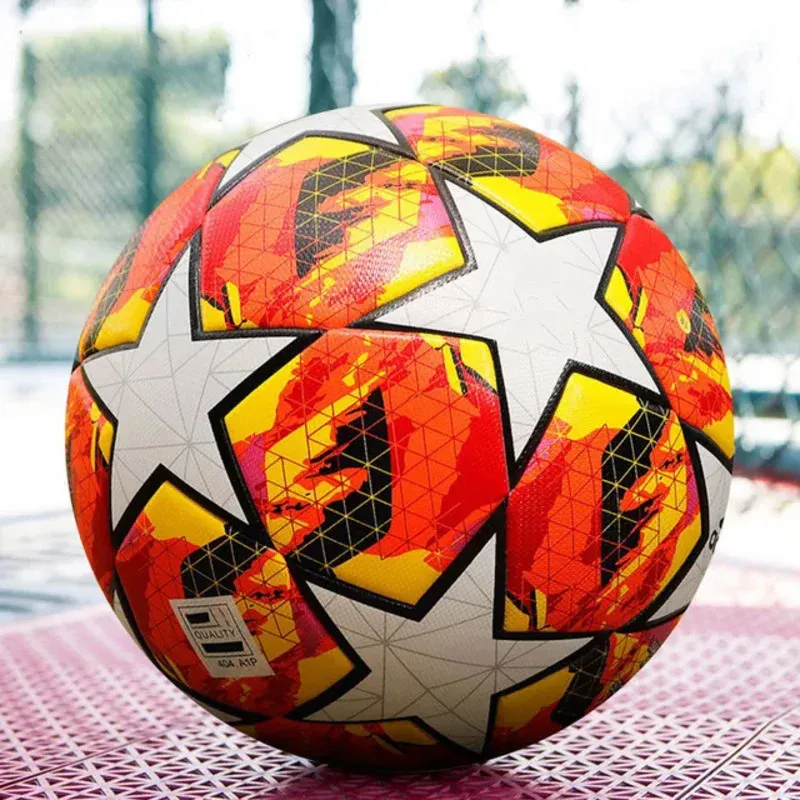 Waterproof PU Soccer Ball, Size 5 Official Match Ball For Indoor And Outdoor Training, Youth And Adult Football:Sports & Outdoors