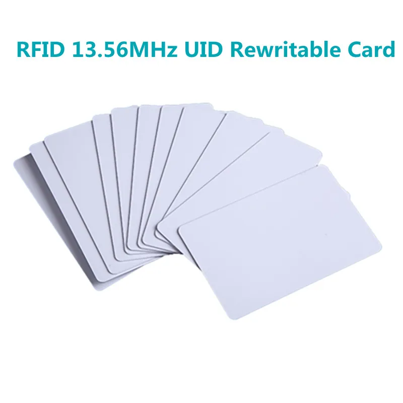 Lot De 5 Cartes RFID 13.56MHz Programmables PTT-KEY - UID Modifiable Android - Badge Vigik Universel