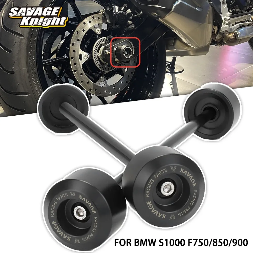 Motorcycle Wheel Fork Sliders for BMW S1000XR F900R F900XR F750GS F850GS ADV Axle Crash Protection