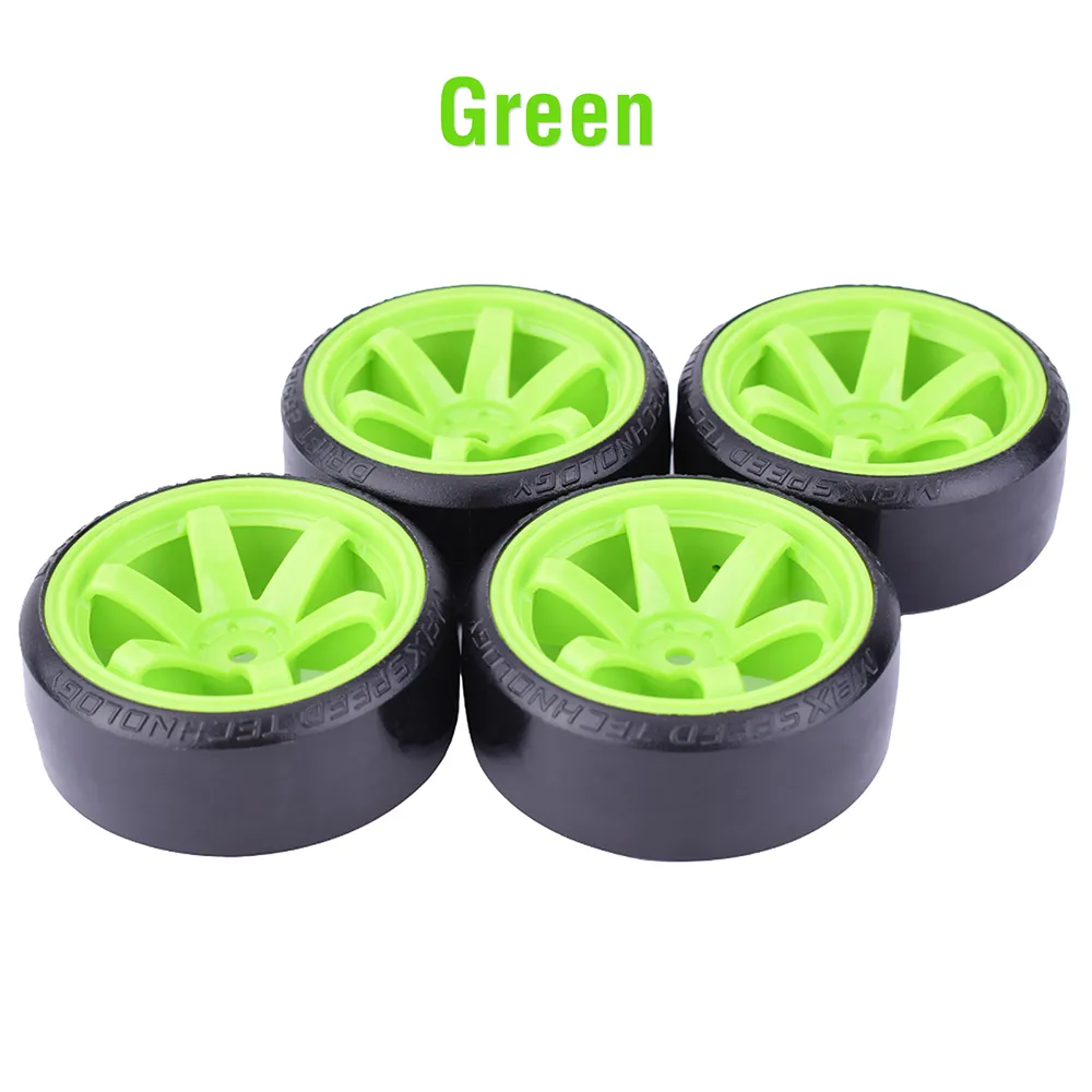 Hard Pattern wheel and tyre sets for 1:10 Traxxas D4 HSP HPI