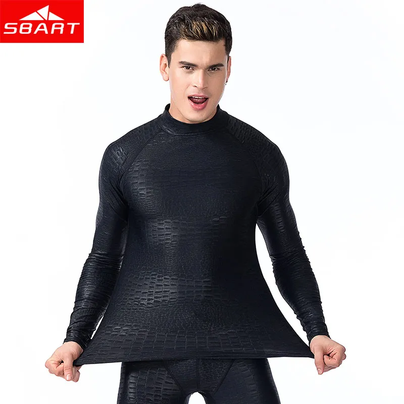 SBART Mens Anti UV Sharkskin Lycra Snorkeling Wet Gym Suit For Men With Long Short Sleeves For Swimming Surfing Scuba Diving And Snugging From Ddmycrazy 29.67 DHgate.Com