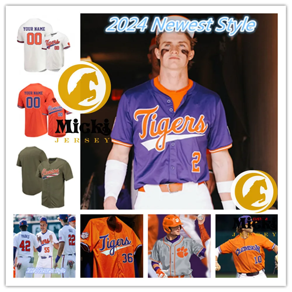 Clemson baseball jersey best sale