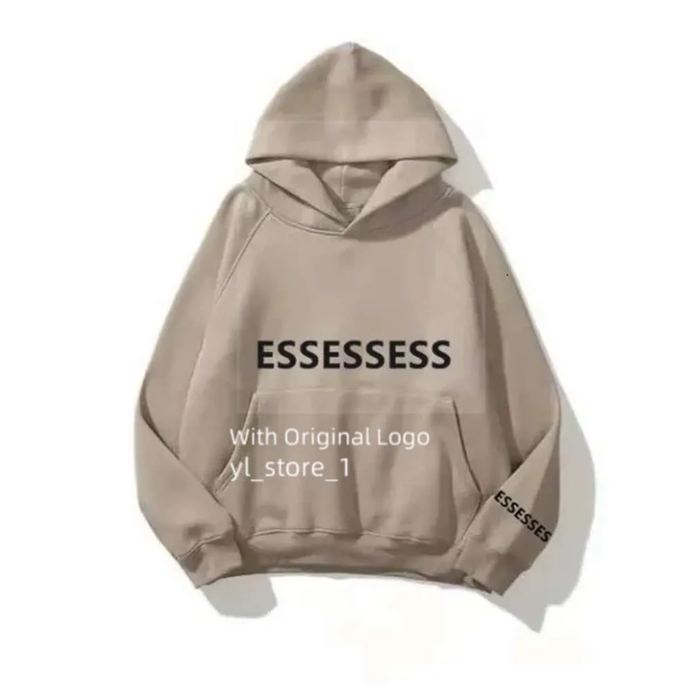 Essentiall Winter Essential Hoodie Black High Quality Essentiall Winter Essential Hoodie Black High Quality