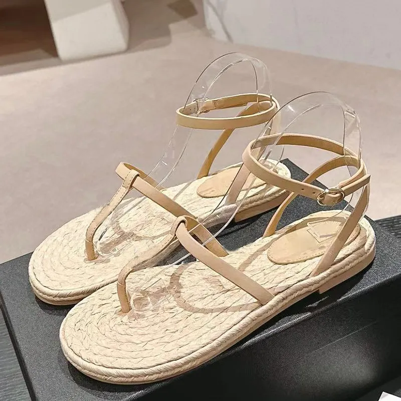 Toe Ladies Sandals Balenciaga Ankle Strap Sandals Summer Genuine