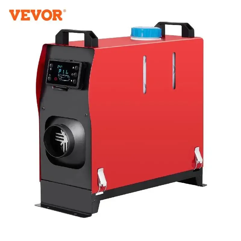 8KW All-in-One Diesel Air Heater - 12V/24V Portable With 5L Tank & Remote, For RV, Camper, Boat, Truck (Horizontal)
