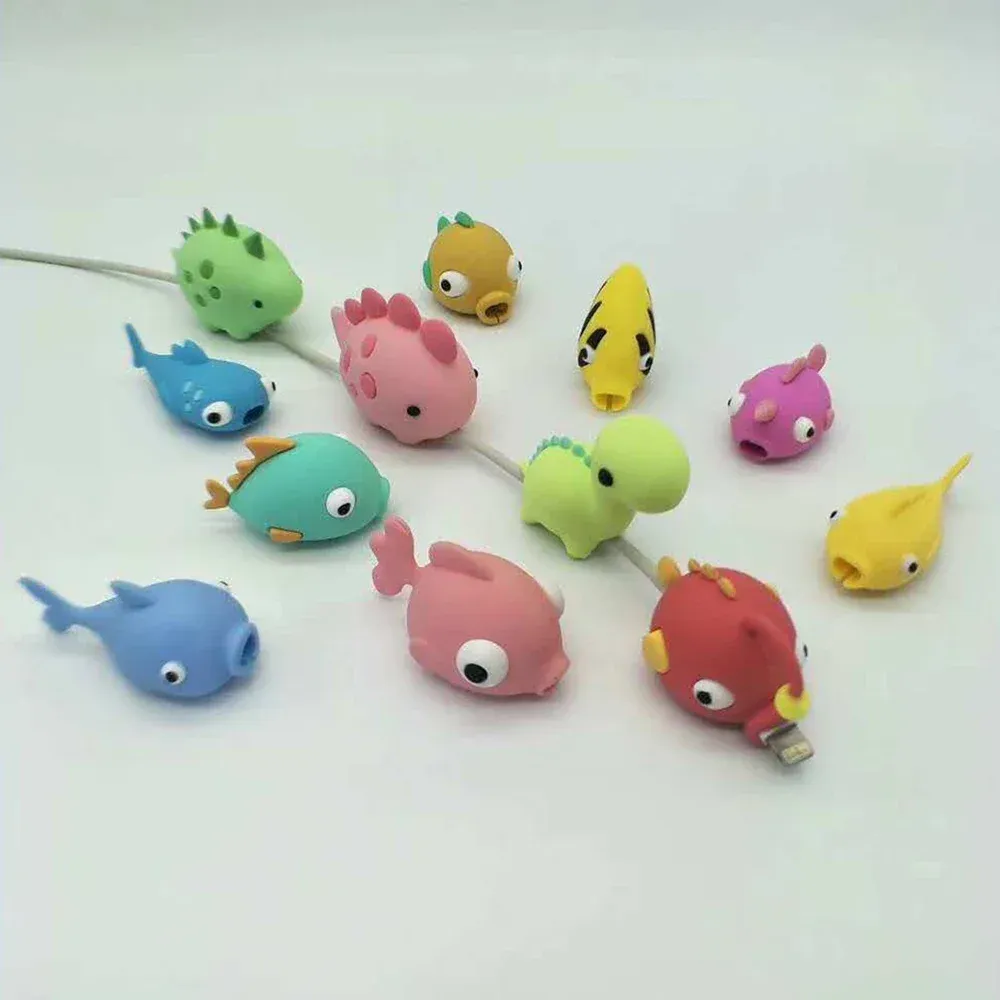 16 Protège-Câbles Animaux - Anti-Rupture Pour Câbles De Charge USB